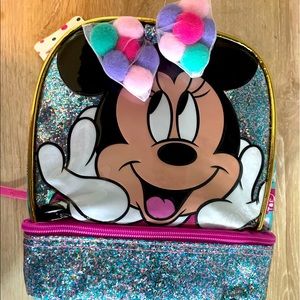 NWT Minnie Mouse insulated Cooler Lunchbox + FREE Bracelet